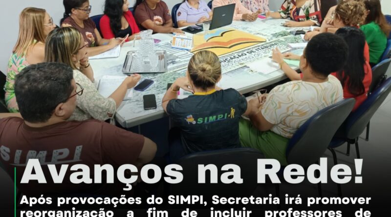 SIMPI provoca e Secretaria irá promover reorganização da rede